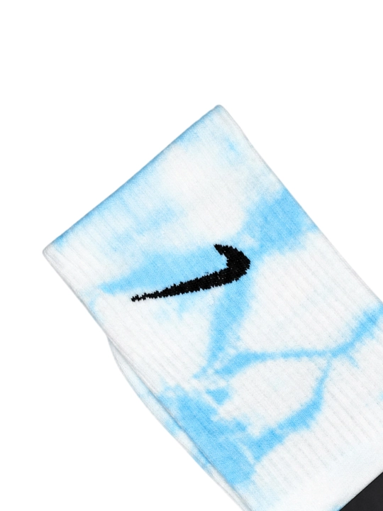 Носки унисекс хлопковые спортивные длинные Tie-Dye - цветные и дышащие