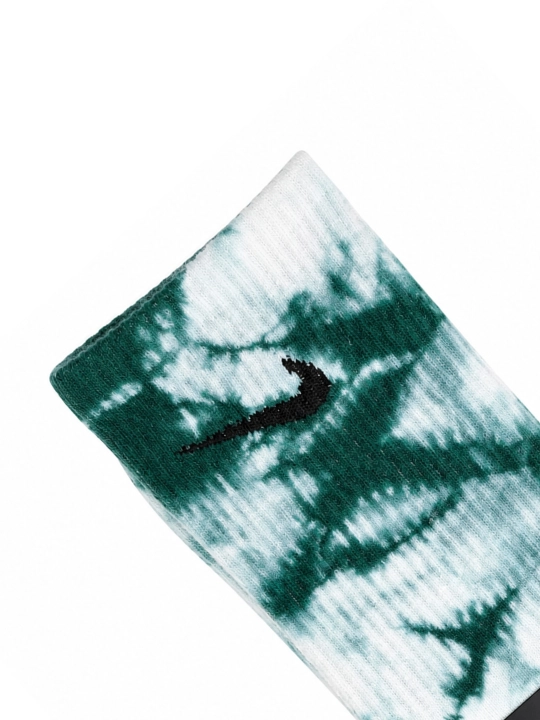 Носки унисекс хлопковые спортивные длинные Tie-Dye - цветные и дышащие