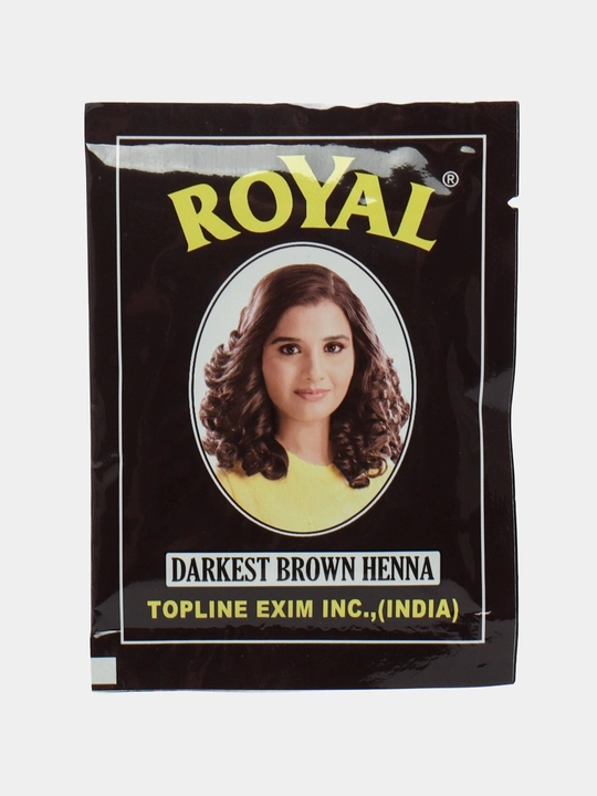 Royal Henna — tabiiy soch bo‘yash xnasi, oq sochlarni yopuvchi, ammiaksiz, uzoq saqlanuvchi