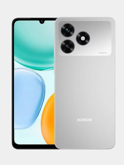 Смартфон HONOR X5d Plus, 5260 мАч, 50МП камера, 6,74" экран 90 Гц, 2 SIM-карты, 1 год гарантия - 