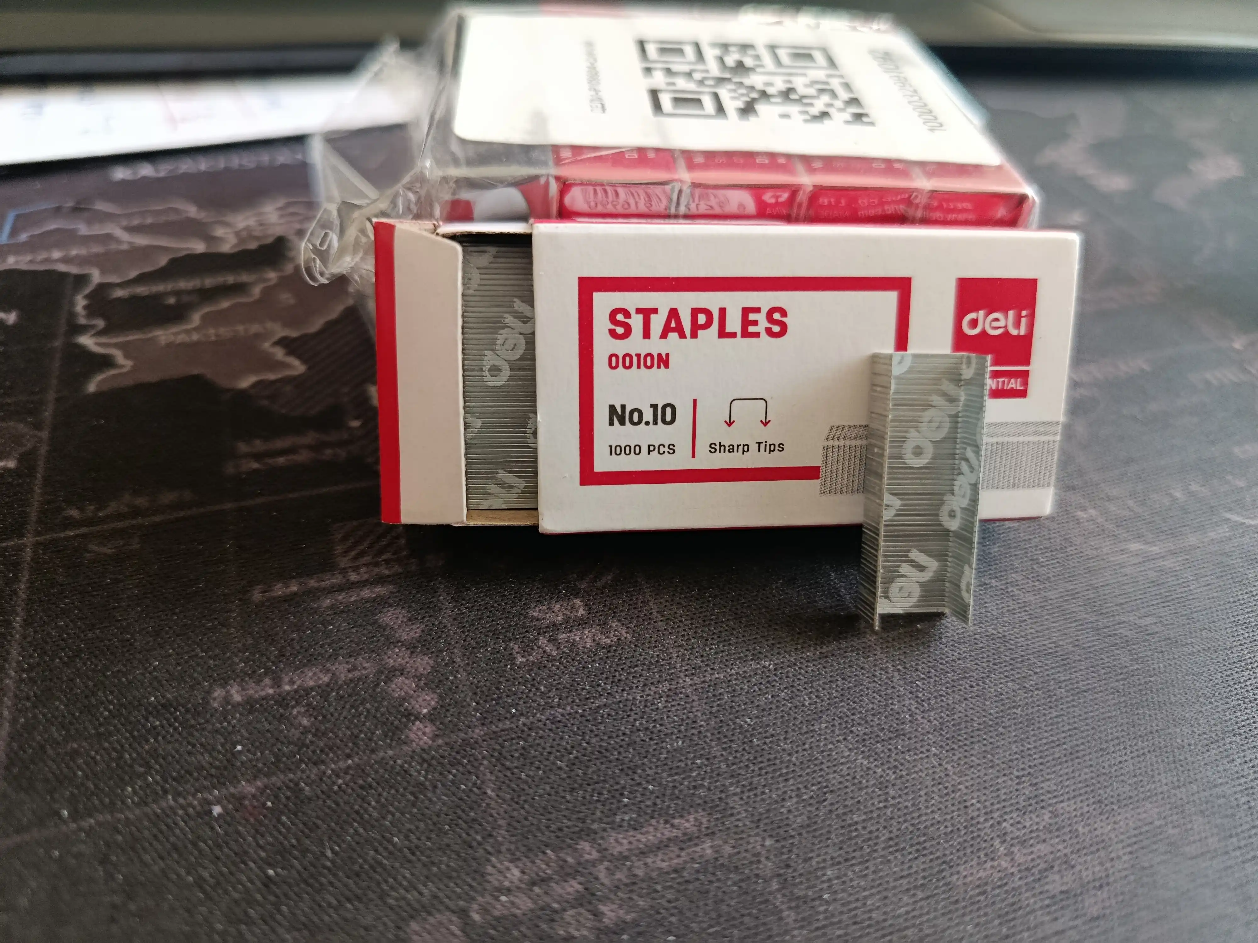 10#, Deli E0010N Stepler uchun skobalar 10#, 5 qutidan