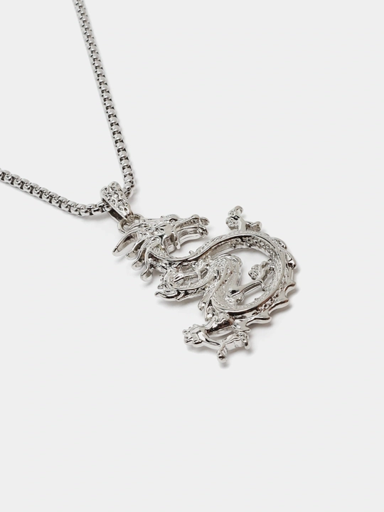 Цепочка на шею, круглая, мужская, из нержавеющей стали, "Kulonli", 60 см