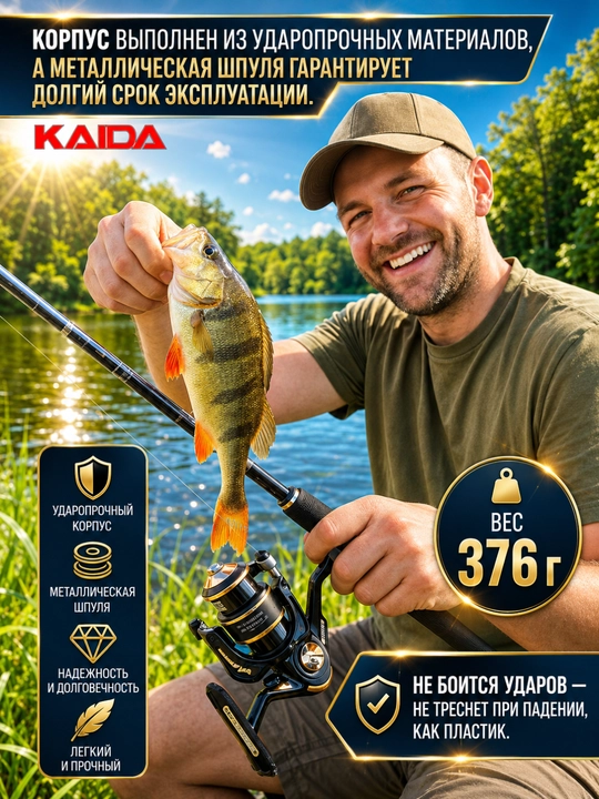 Катушка для морской и карповой рыбалки