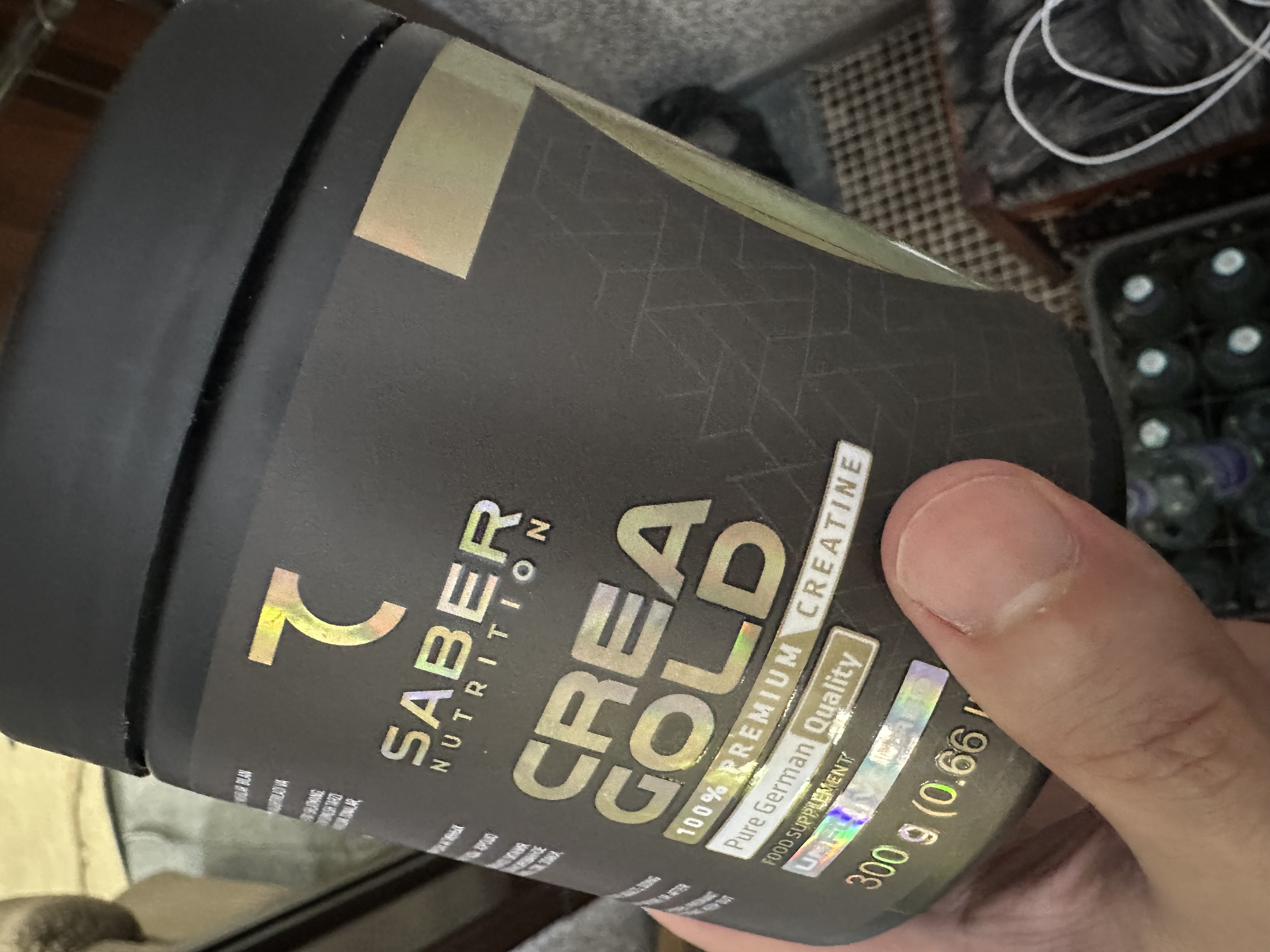 Kreatin monohidrat "7SABER CREATINE CREA GOLD", 300 g, 60 porsiya