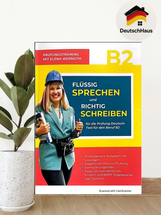 Nemis tili B2 imtihoniga tayyorlanish kitobi, Flüssig Sprechen (CD-siz) - 