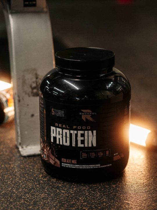 Reckful Real food Protein complex 1.8kg isolate 100%, копмлекс