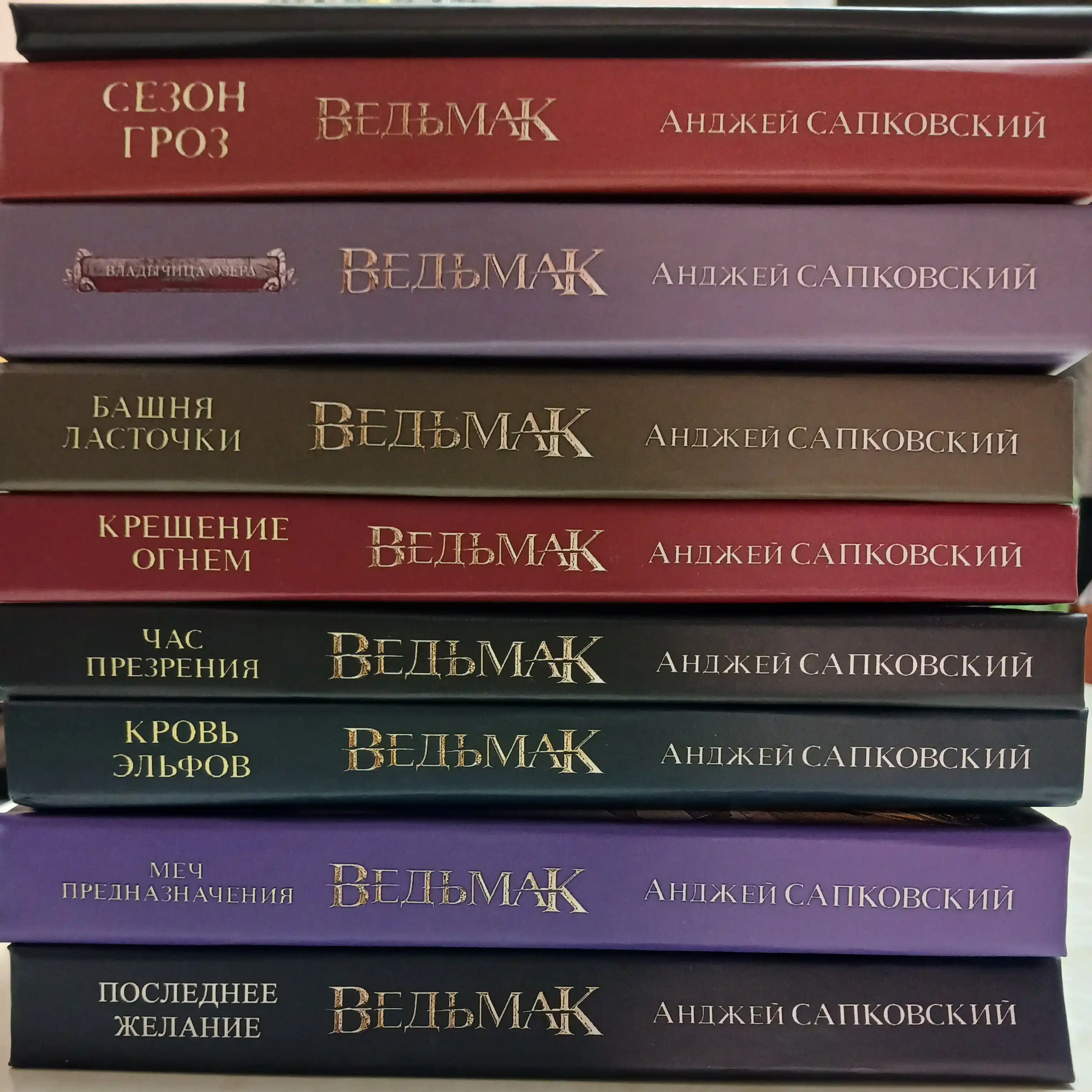 Witcher seriyasi. Barcha kitoblar rus tilida