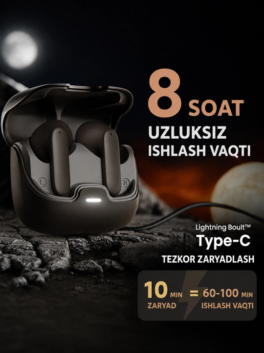 Simsiz Bluetooth quloqchinlar, TWS sensorli naushnik, iPhone va Android uchun mos, YL01