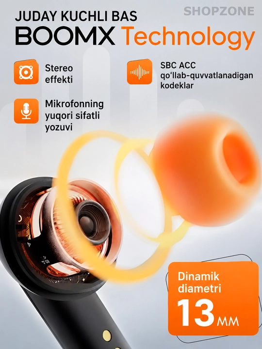 Simsiz Bluetooth quloqchinlar, TWS sensorli naushnik, iPhone va Android uchun mos, YL01