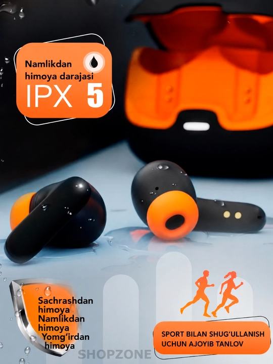 Simsiz Bluetooth quloqchinlar, TWS sensorli naushnik, iPhone va Android uchun mos, YL01