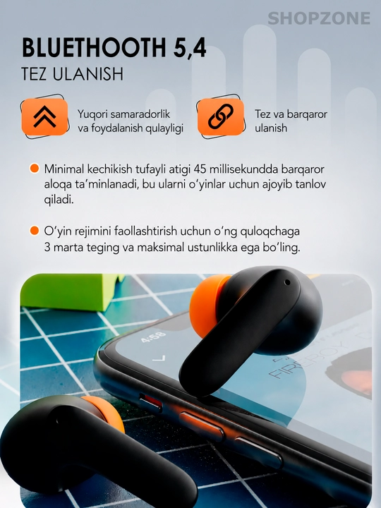 Simsiz Bluetooth quloqchinlar, TWS sensorli naushnik, iPhone va Android uchun mos, YL01