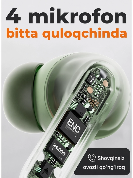 Simsiz Bluetooth quloqchinlar, TWS sensorli naushnik, iPhone va Android uchun mos, YL01