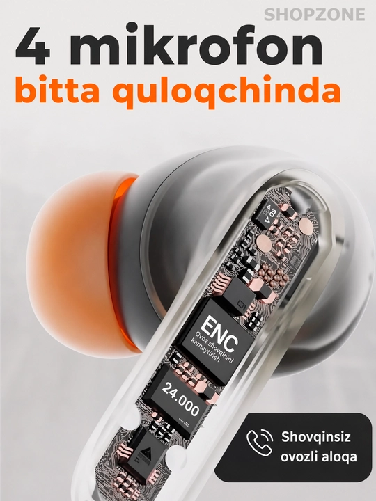 Simsiz Bluetooth quloqchinlar, TWS sensorli naushnik, iPhone va Android uchun mos, YL01