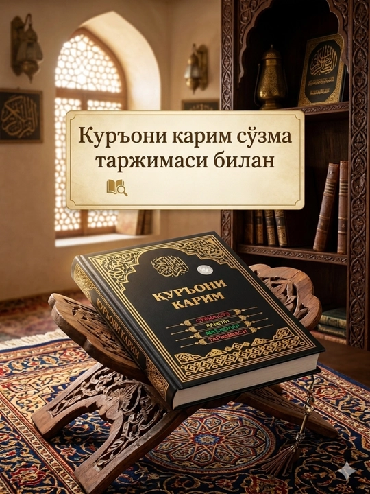 Qur’oni Karim — So‘zma-so‘z rangli ma’nolar tarjimasi  O‘zbek tilidagi Qur’on