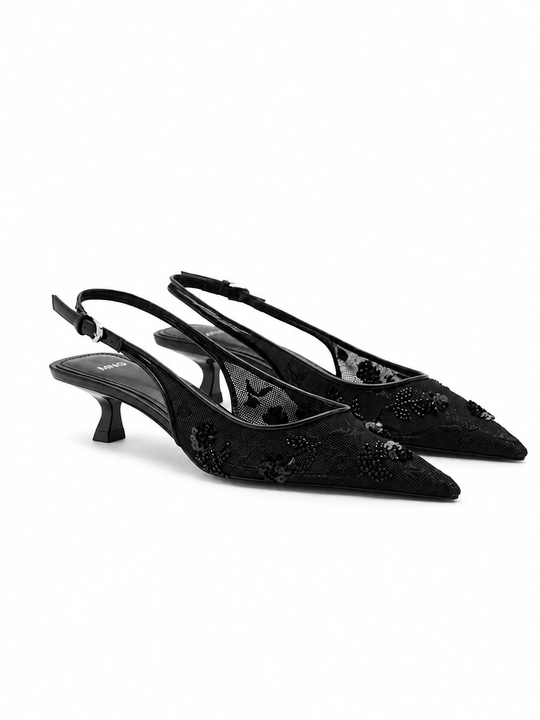 Ayollar uchun nafis va zamonaviy tuflilar, slingback modellari