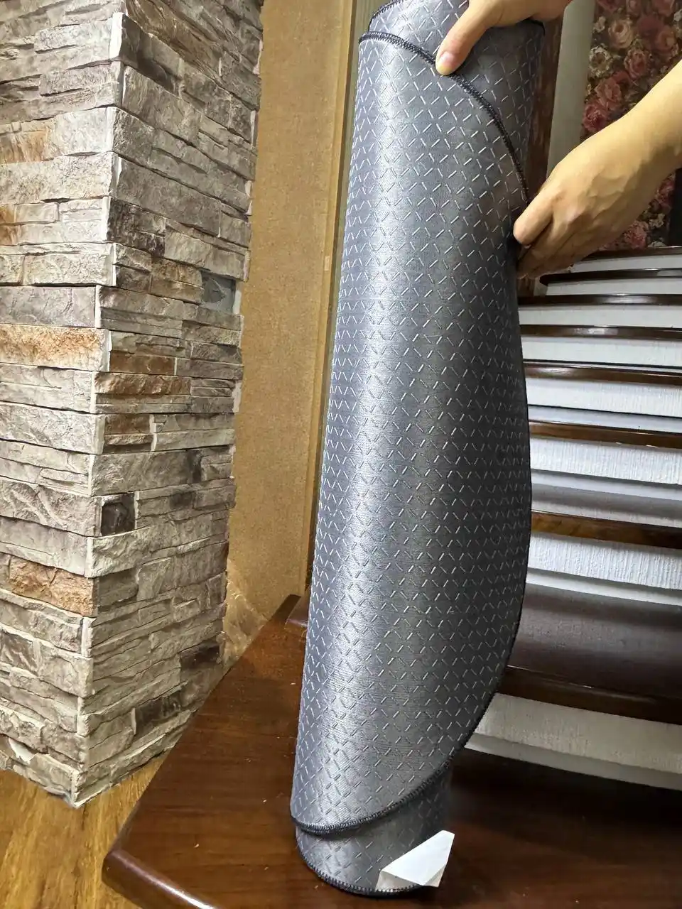 Yoga va Fitnes gilami, shovqini kamaytiruvchi sirpanmaydigan, sport mat uy va kardio uchun