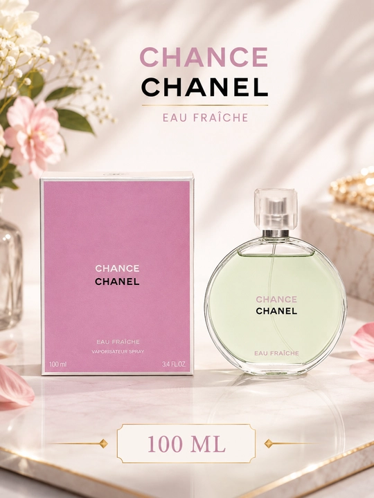 Chanel Chance EAU Fraiche — знаменитые, элегантные и уникальные духи для женщин, 100 мл - 