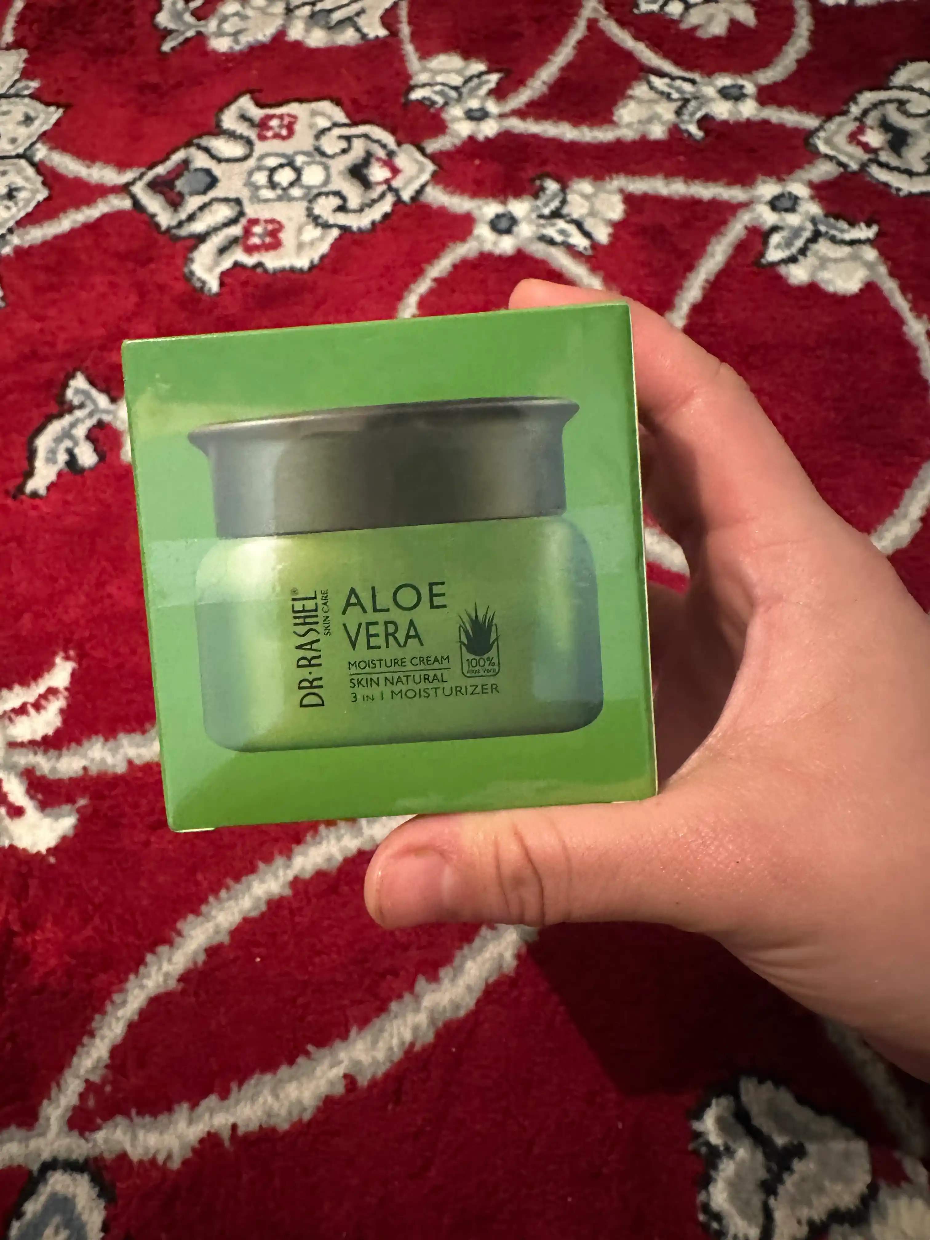 Dr.Rashel Aloe verali 3 in 1 yuz kremi, namlantirish, oziqlantirish va parvarish, 50 g