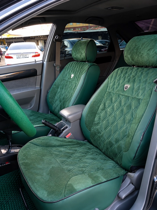 DIAMOND Premium Velour Авточехол  Зеленый цвет  Родной модельный чехол