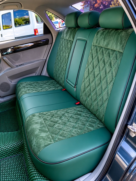 DIAMOND Premium Velour Авточехол  Зеленый цвет  Родной модельный чехол