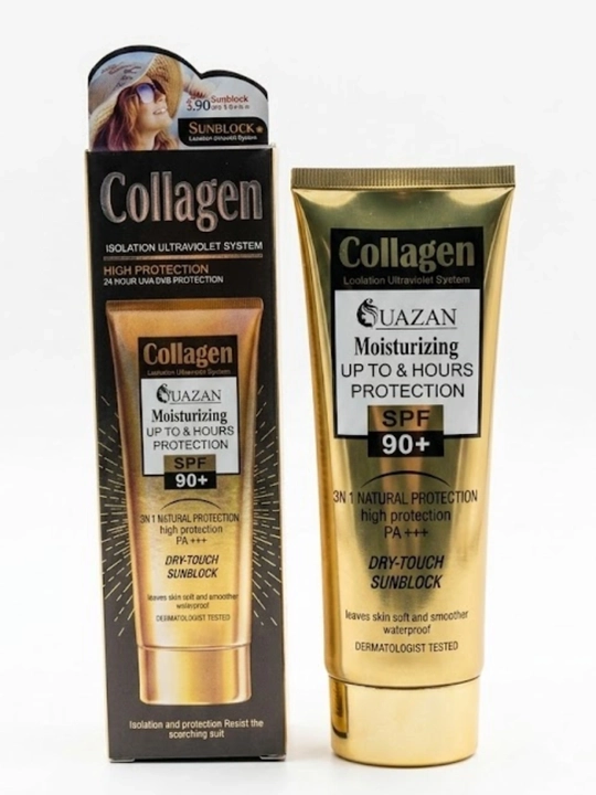 Quyoshdan himoya qiluvchi krem Collagen SPF 90+ PA+++, 100 ml