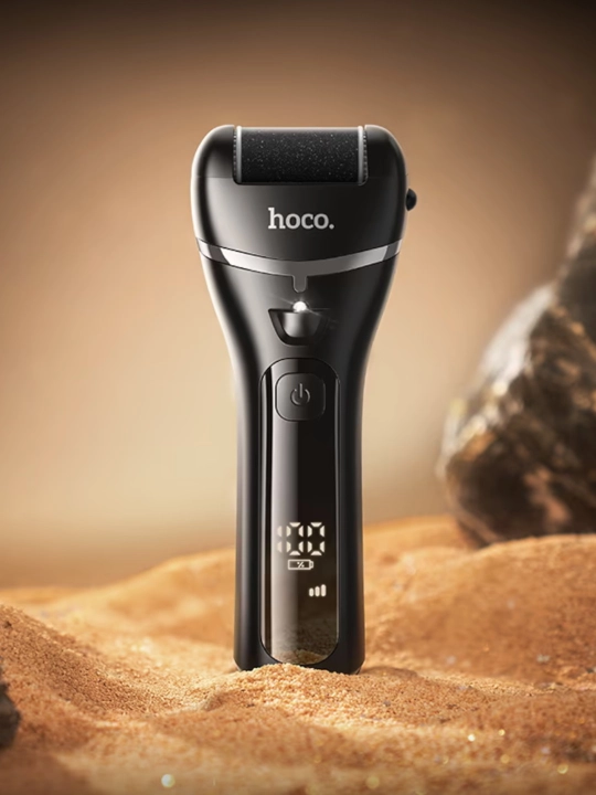 Elektrik rolikli oyoq pilkasi Hoco HP90, 3 rolik, Type-C, LED, 1200 mAh