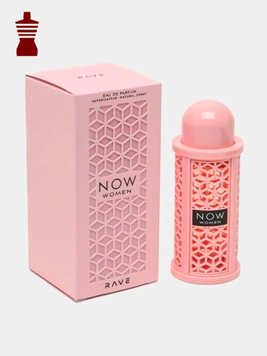 NOW RAVE, RAVE ROUGE, WOMAN, RAVE WHITE Мужские и женские духи, 100 мл, стойкость 1-2 дня