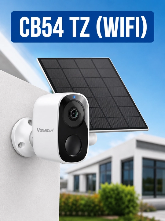 Камера видеонаблюдения VStarcam CB54-TZ, WiFi, независимая от 220V, солнечная, с АКБ