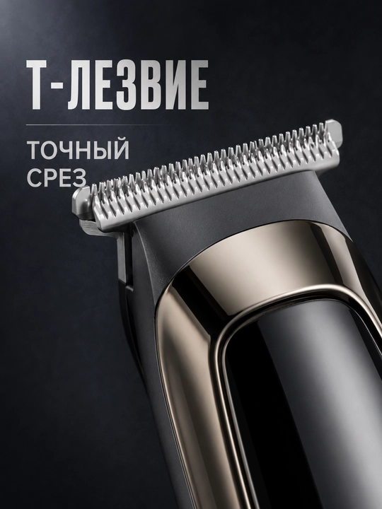Триммер машинка для стрижки волос и бороды Kemei KM-2273