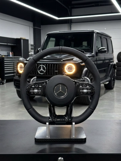 Руль Mercedes-Bens G-class black piano - 