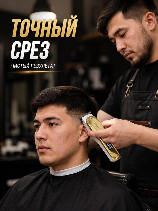 Триммер машинка для стрижки волос и бороды HT-639