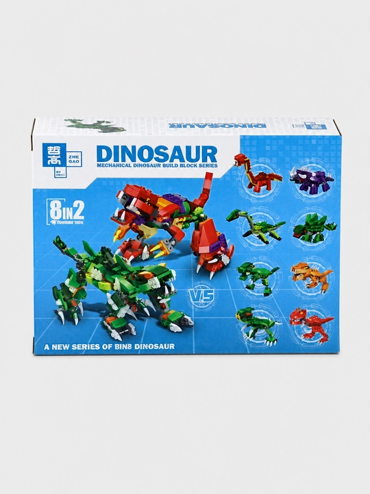 Konstruktor dinozavrlar ZHE GAO QL1725, 93 detal, 8 tasi 1 da