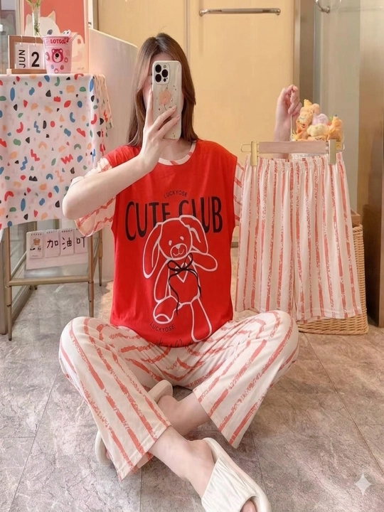 Pijama ayollar uchun,uy kiyimi,3talik komplekti,uyqu kiyimi, yozgi pijama, ayollar kiyimi - 