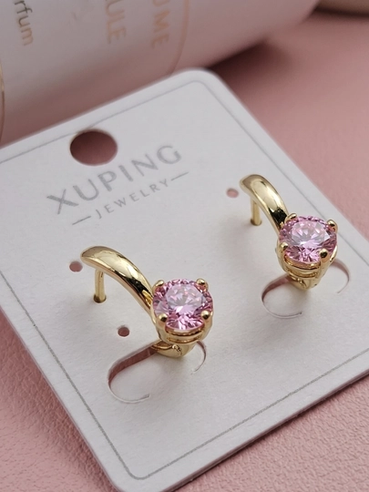 Серьги для девочек и женщин, Xuping — 1001PRT-XUPINGM-ГОРЧИЧ