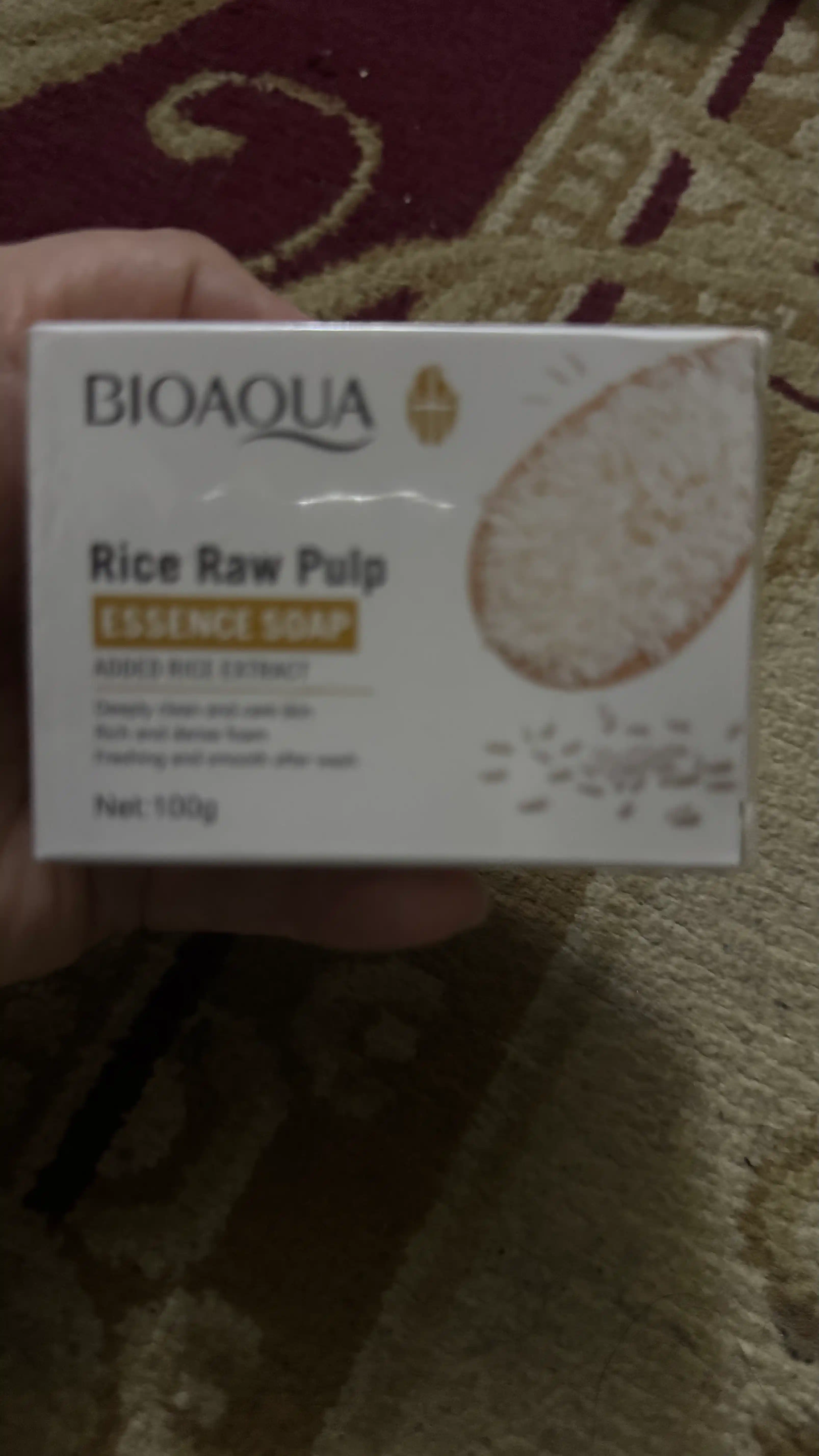 Отбеливающее мыло BIOAQUA, с экстрактом риса, для лица и тела, 100 г