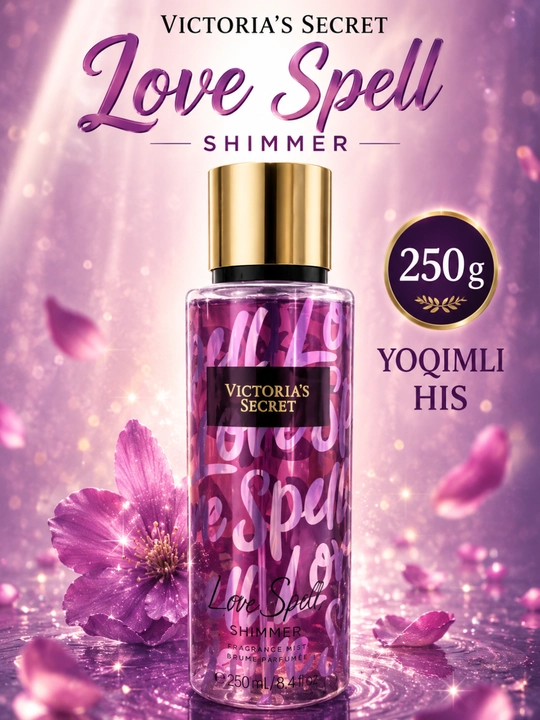 Спрей для тела, Парфюмированная Victorias Secret, Aqua Kiss Rush, Shimmer, Mist, 250 мл - 