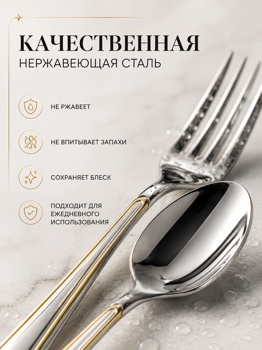 6 kishiga mo‘ljallangan 18 ta buyumli oshxona anjomlari to‘plami
