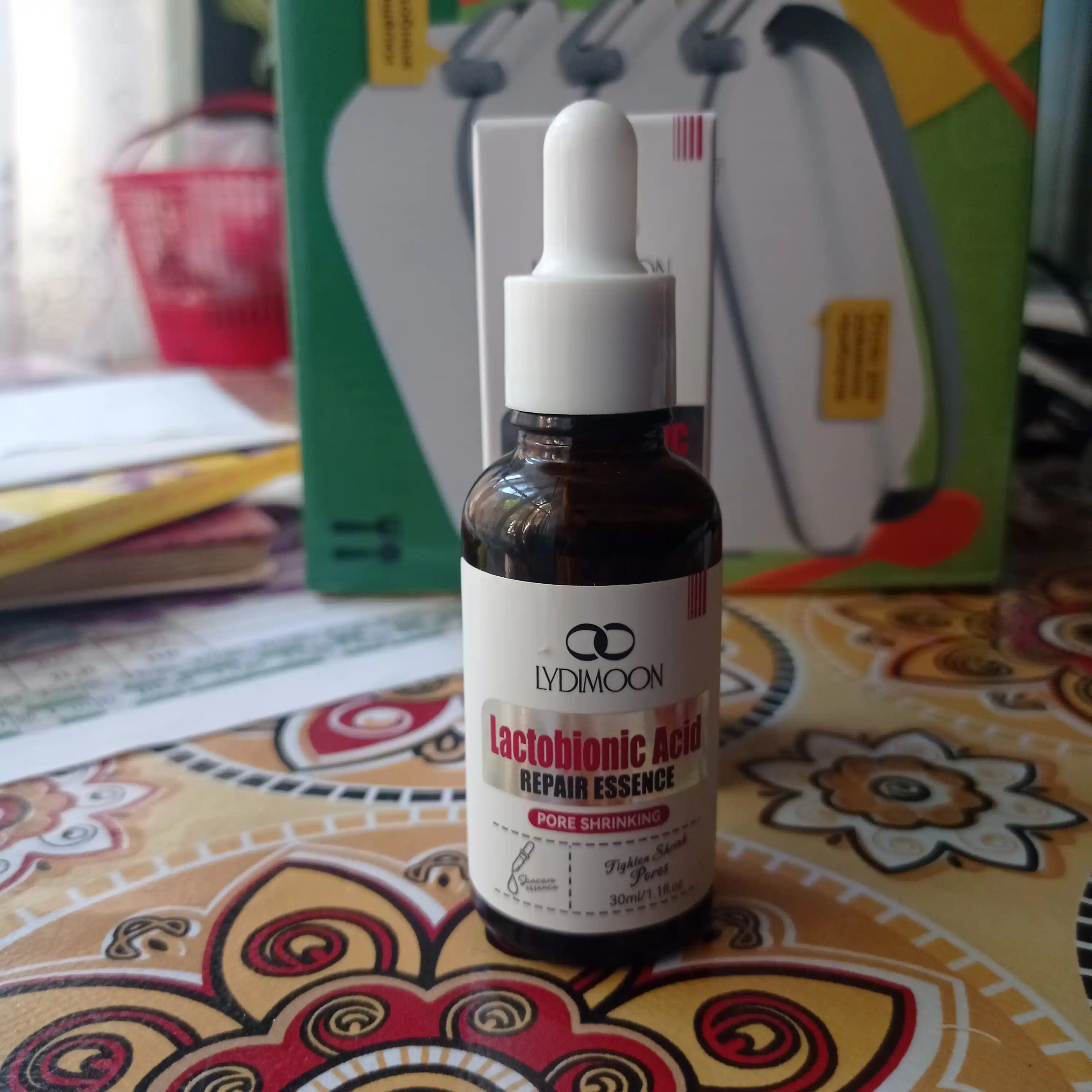 LYDIMOON Laktobion kislotasi ko'zalarni toraytiruvchi mohiyat 30 ml