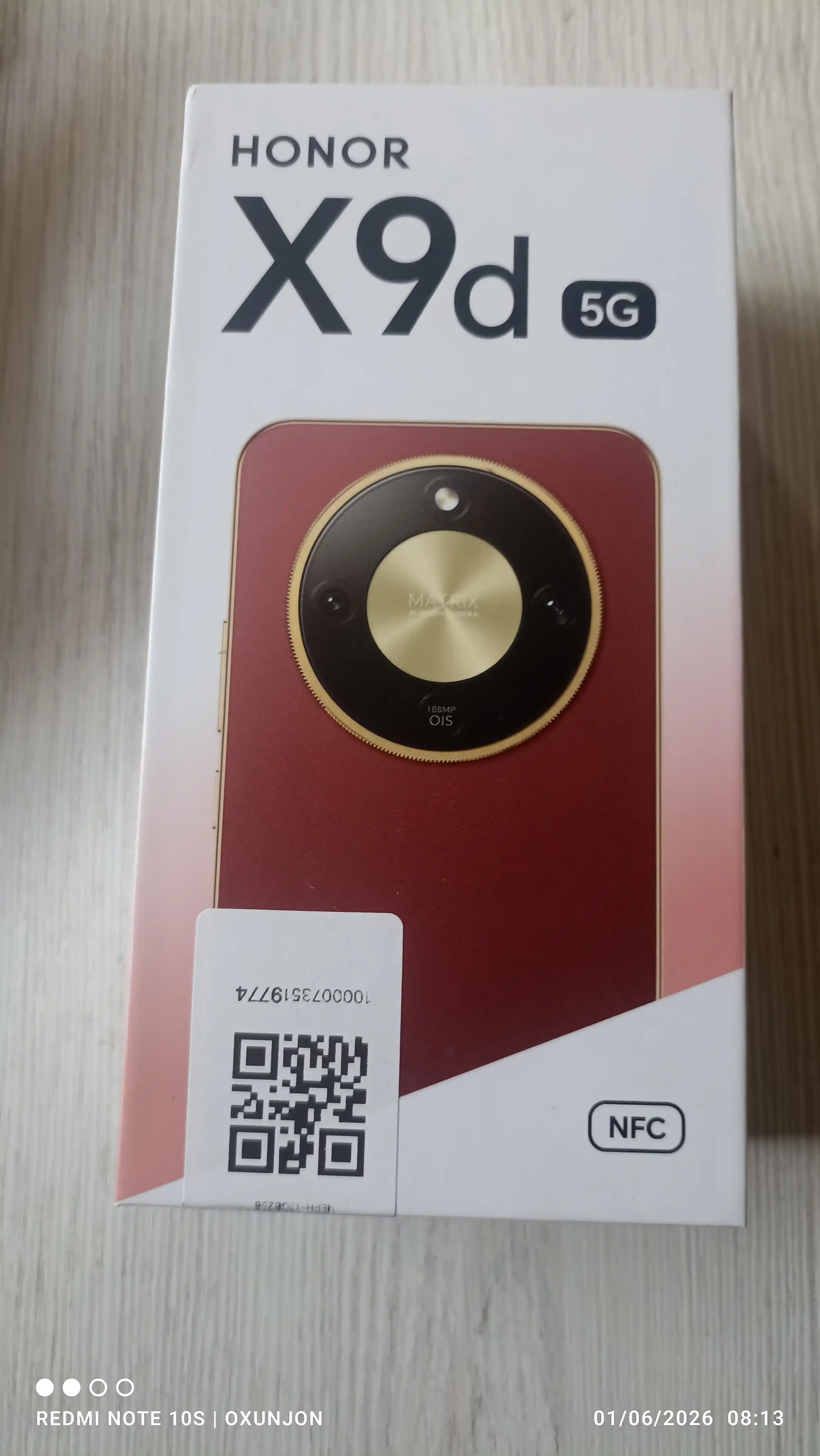 Смартфон HONOR X9d 5G 6.79" AMOLED, Snapdragon 6 Gen 4, 108 Мп, 8300 мА·ч