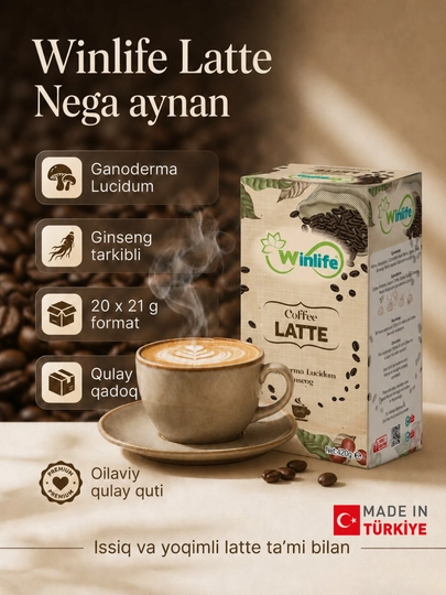 Кофе Winlife LATTE — TURKLIF-LATTE