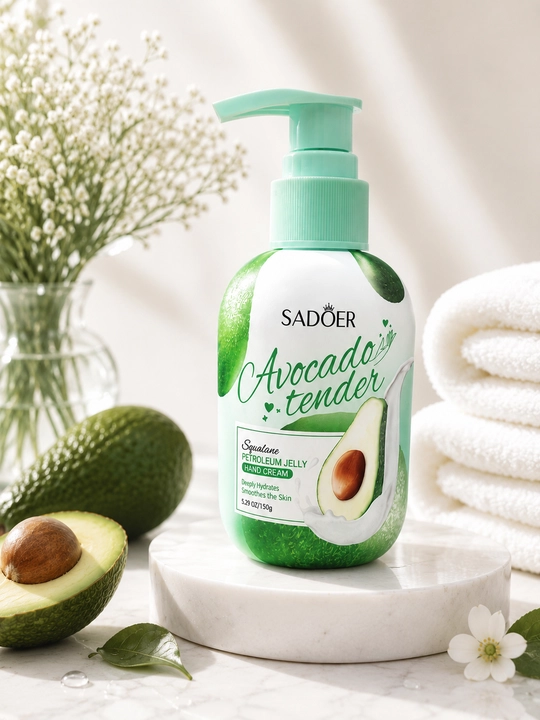 SADOER Avocado qo‘l kremi – namlantiruvchi Hand Cream 150 g