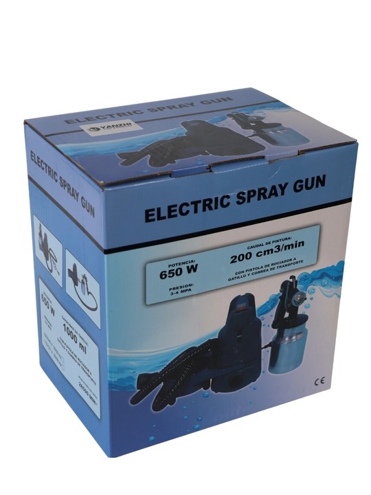 Электрический краскопульт — 650 Вт spray gun для покраски стен и мебели
