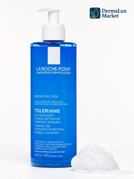 Нежный ежедневный уход Toleriane La Roche - нежная формула для ухода за лицом, 400ml
