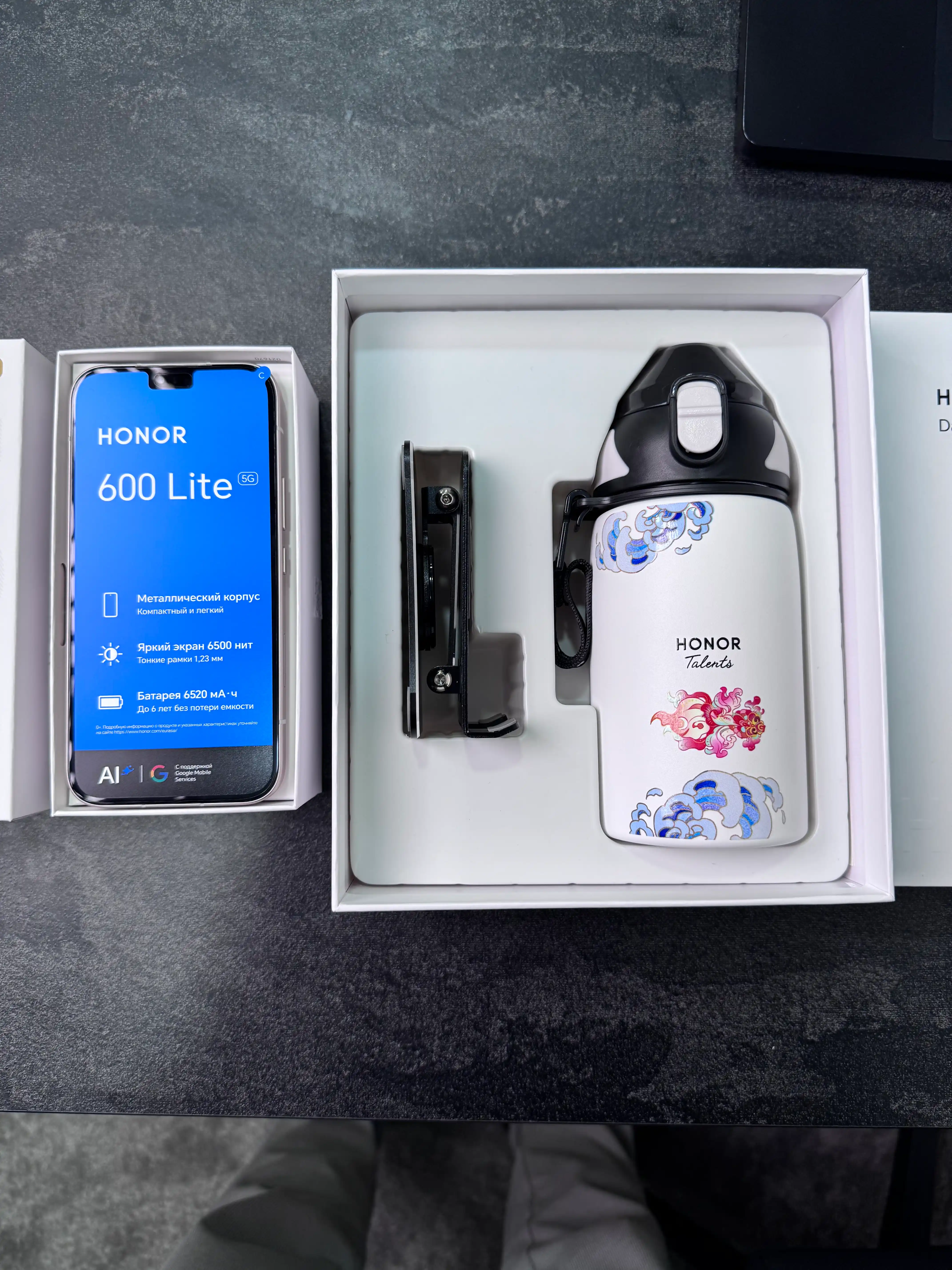 HONOR 600 Lite 5G zarbalarga chidamli smartfon, 8/256 GB +Smart watch sovg‘aga