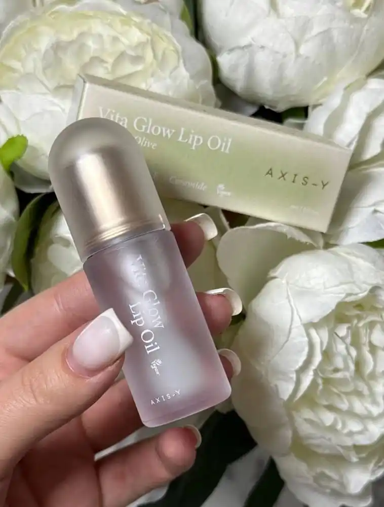 AXIS-Y Vita Glow Lip Oil увлажняющее веганское масло для губ, с витамином E, 4.5 г