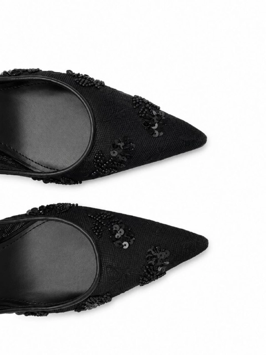 Ayollar uchun nafis va zamonaviy tuflilar, slingback modellari