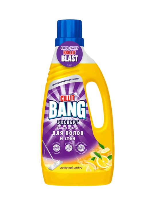 Cillit Bang “Quyoshli sitrus” pol va devorlar uchun yuvish vositasi, 1000 ml