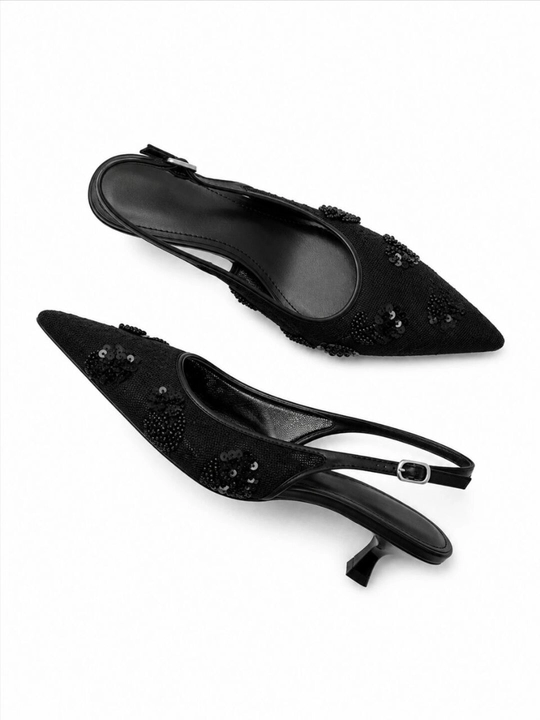 Ayollar uchun nafis va zamonaviy tuflilar, slingback modellari - 
