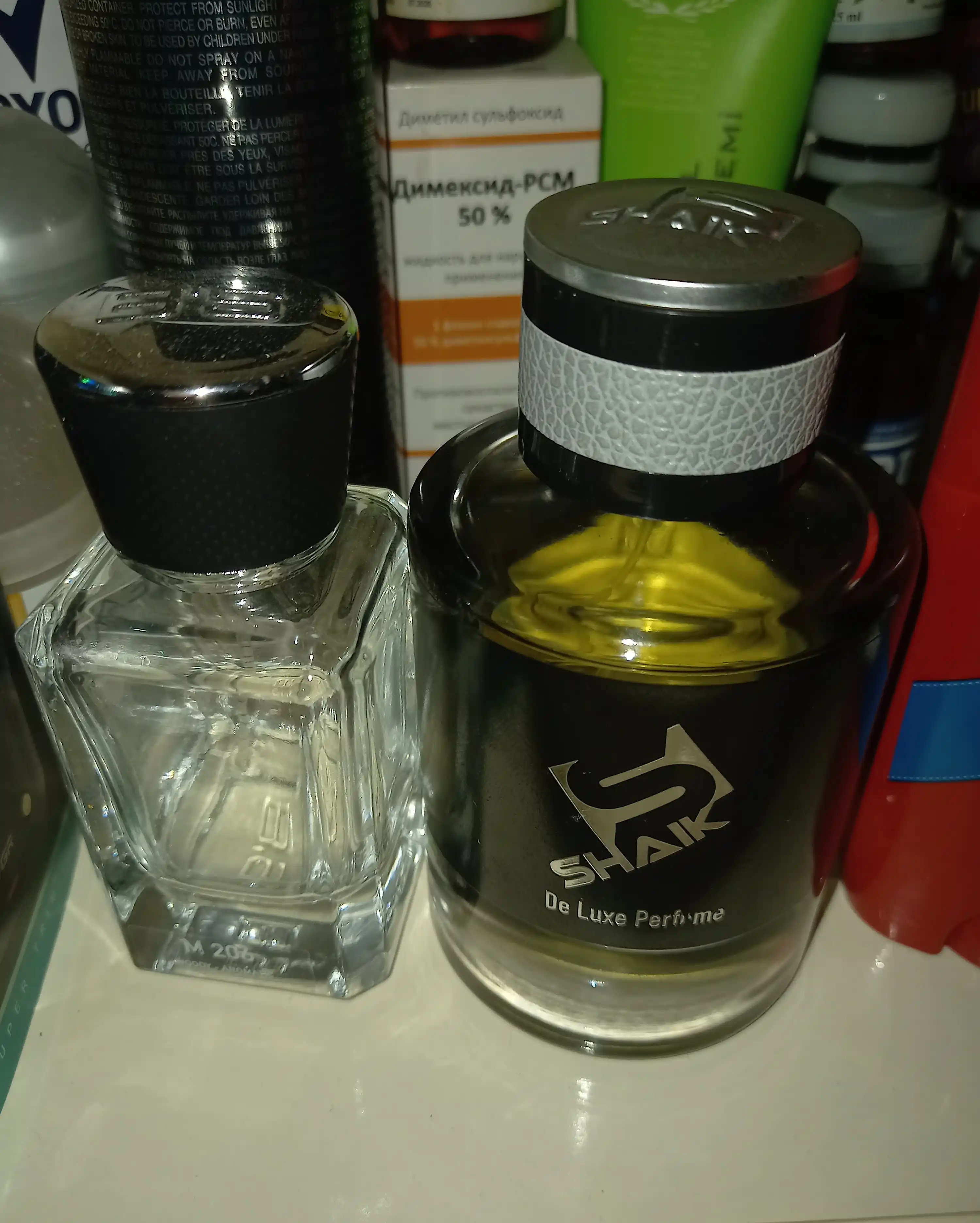 Parfyumlangan suv SHAIK 111, Lacoste L.12.12 Blanc, erkaklar uchun, 10, 20, 25, 50, 100ml