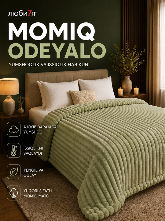 Velsoft Four Seasons ikki tomonlama plyushli pled, velsoftdan tayyorlangan, 200 * 235 sm